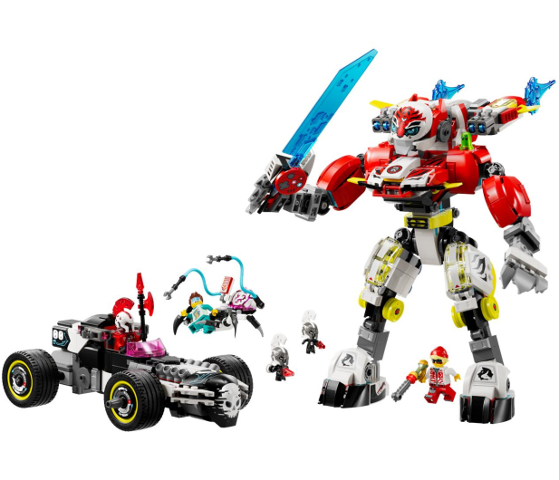 LEGO DREAMZzz 71497 Tygrysi mech Coopera i Hot rod Zero - 1284228 - zdjęcie 2